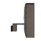 Bestar Orion 124W Queen Murphy Bed with Shelving and Fold-Out Desk (125W), Bark Gray & Graphite 116876-000047 - alternate 3